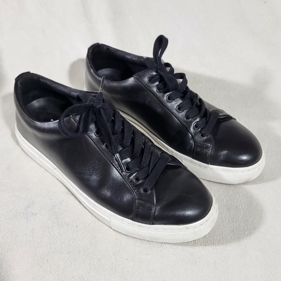 Thursday Black Leather Premiere Low Top Sneakers Men’s 8.5 - Picture 1 of 10